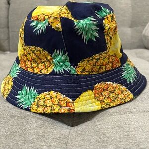 Pineapple Print Men/Women/Kids Bucket Hat